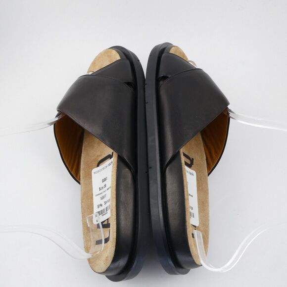 LABUCQ Mo Slide Black Nappa Cross Sandals Women's Sz US:8 - EU:38 Retail $350 - Picture 4 of 11